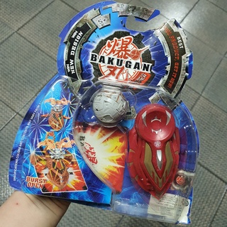 บาคุกัน Bakugan Brawlers Figure + Base + Card - Grey สีเทา มาพร้อมฐาน และ การ์ด