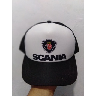 หมวกแก๊ป พิมพ์ลายโลโก้ Dtf Scania สําหรับรถบรรทุก