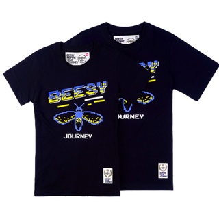 Beesy T-shirt เสื้อยืด รุ่น Pix Bee (ผู้ชาย) แฟชั่น คอกลม ลายสกรีน ผ้าฝ้าย cotton ฟอกนุ่ม ไซส์