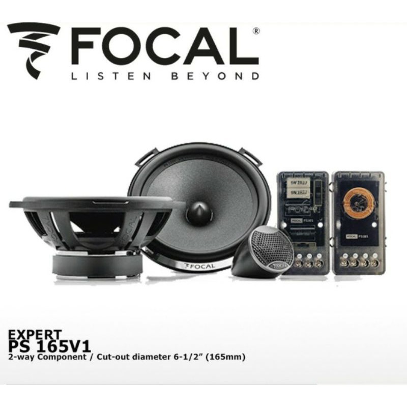 FOCAL PS 165V1 ลำโพงแยกชิ้นขนาด 6.5 นิ้ว พร้อม ทวิเตอร์เสียงแหลม