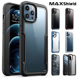 【พร้อมส่ง】MAXSHIELD เคสโทรศัพท์มือถือแบบใส กันกระแทก สําหรับ iPhone 12 Pro Mini 12 12 Pro 12 Pro Max