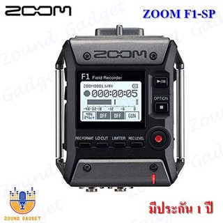 ZOOM F1-SP Field Recorder with Shotgun Microphone เครื่องบันทึกเสียงภาคสนามขนาดพกพา มีประกัน 1 ปี