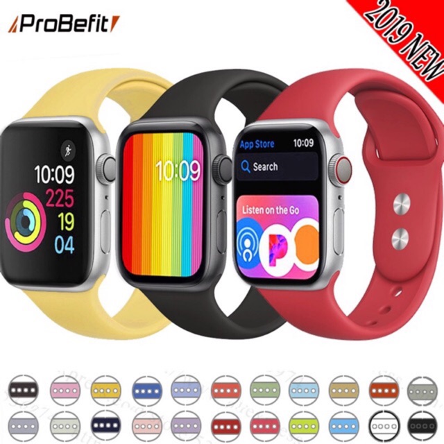 🔥ส่งฟรี‼️สายapple watch ซิลิโคน 38mm. 40mm.