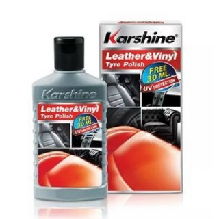 Karshine Leather &amp; Vinyl Tyre Polish ผลิตภัณฑ์บำรุงรักษาหนังรถและเคลือบเงา น้ำยาเคลือบเบาะรถยนต์ เคลือบเงาหนัง ขนาด 125m