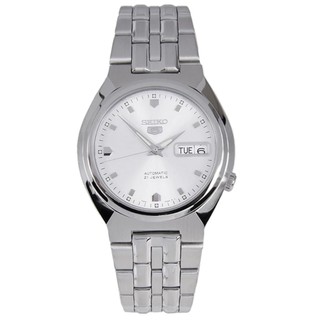 SEIKO 5 Automatic Mens Watch สีเงิน สายสแตนเลส รุ่น SNKL67K1