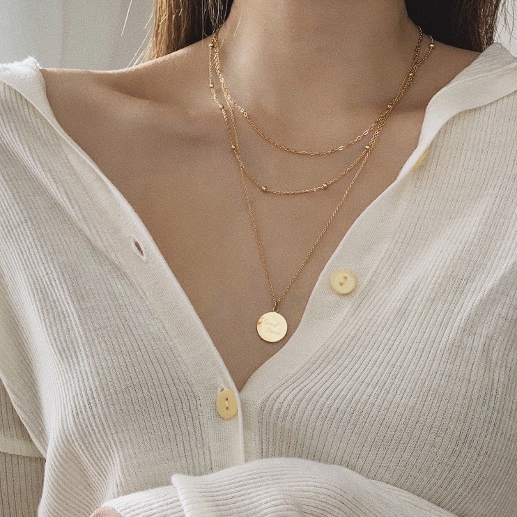 สร้อยคอไทเทเนียมชั้น Goodluck |Daisy.accessory.hn|