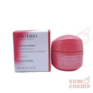 shiseido essential energy hydrating day cream 15ml.