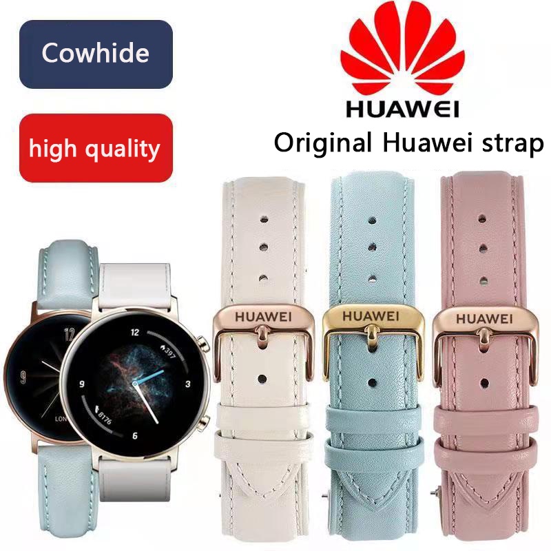 สายนาฬิกาข้อมือหนัง 20 มม. 22 มม. สําหรับ Huawei Original GT2 GT3 GT3pro 43 มม. 42 มม. 46 มม. Huawei Watch GT2e GT2 Pro GT