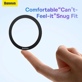 Baseus Magnetic Ring Series แผ่นโลหะแม่เหล็กสำหรับชาร์จไร้สาย Magsafe สําหรับ iPhone 14/13/12/11/XS อุปกรณ์เสริมมือถือ
