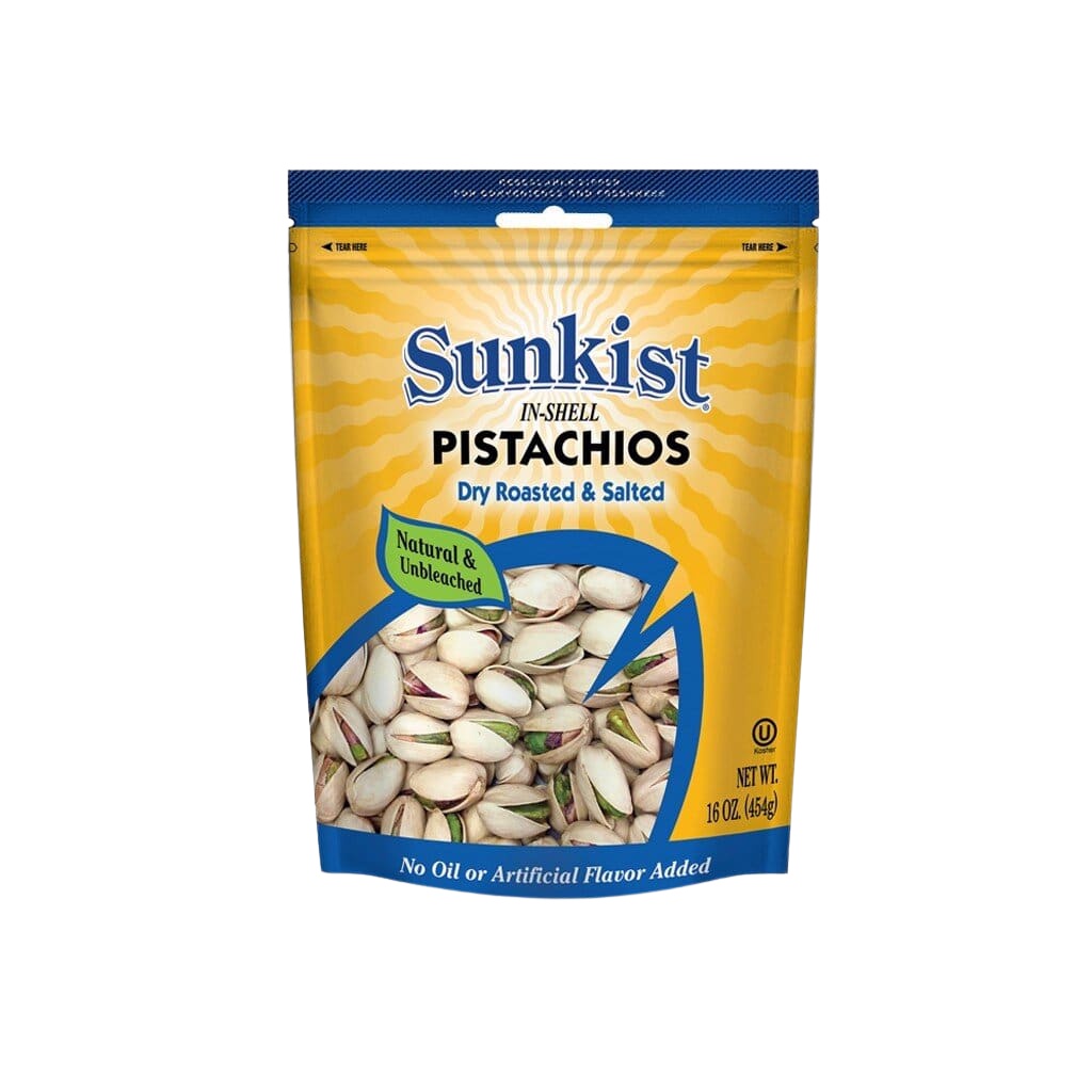 Dry Roasted & Salted Pistachios Sunkist 454 g