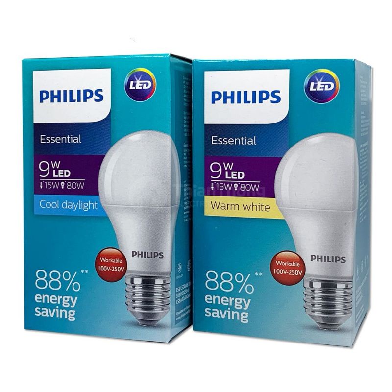 Philips LED BLUB 9w E27 | Shopee Thailand