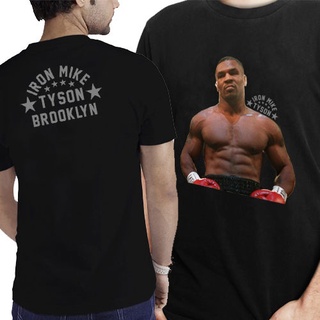 เสื้อยืดครอปเสื้อยืด 2 ด้าน IRON MIKE TYSON Brooklyn TshIrt UnisexS-5XL