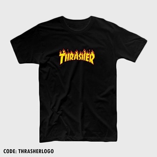 เสื้อยืดวินเทจ เสื้อยืดผู้ชาย90 TRASHER ความงามทีคําสั่งทีเสื้อยืดพิมพ์ unisex COD 38O เสื้อแฟชั่นผญ