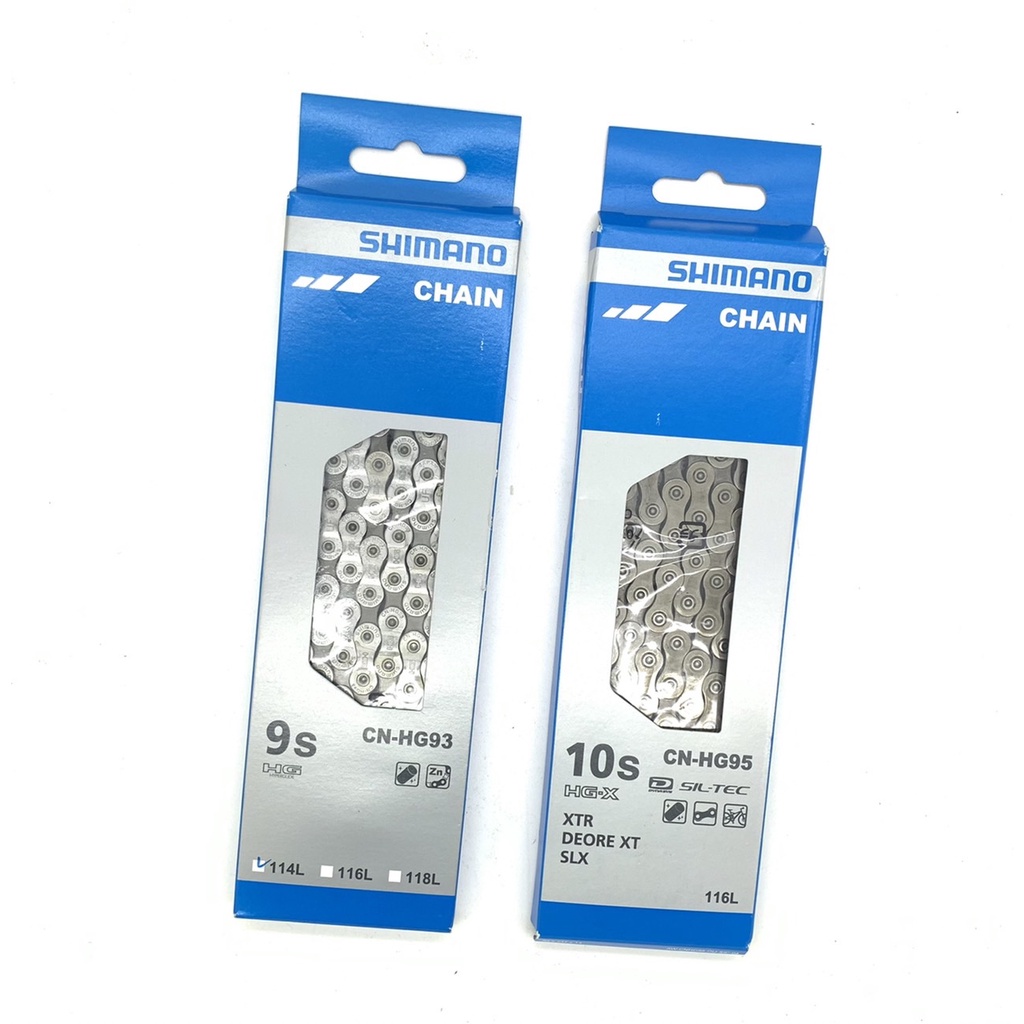 โซ่จักรยาน SHIMANO รุ่น CN-HG95 - 10SP (116L) / CN-HG93 - 9SP (116L) / CN-HG93 - 9SP (114L)