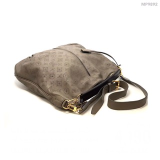 (MP9892) กระเป๋า Louis Vuitton กระเป๋าแบรนด์เนมมือสอง Used Lv Selene MM สี Taupe Mahina GHW-Moppet Brandname