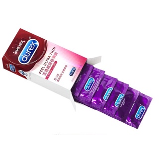 Durex ถุงยางรูปแบบผิวขุขระ ขนาดไซส์ 45- 56มม.  จบในราคาเดียว!!!