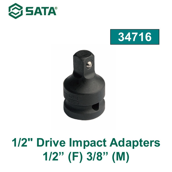 อะแดปเตอร์ SOCKET 34716 1/2" ดร. 1/2" Fx3/8" อะแดปเตอร์ไดรเวอร์ M IMPACT SATA