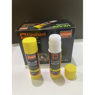 กาวแท่งตราช้าง สติ๊กโก้ ขนาด 22 กรัม (Elephant Sticko Glue Stick)