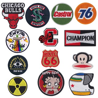 ตัวรีดติดเสื้อ ตัวรีดติดกระเป๋า IRON-ON PATCHES ชุดchicago bulls