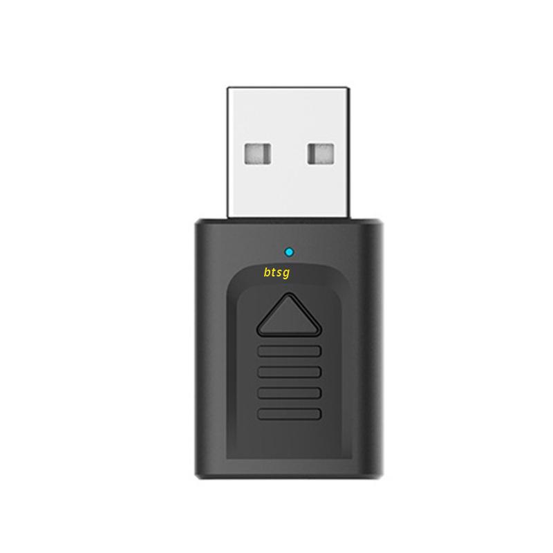 Btsg 4 In 1 อะแดปเตอร์รับส่งสัญญาณไร้สาย Pc Usb Micro บลูทูธ 5.0 Aux
#8