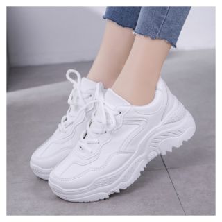 OhblablaShoes  พร้อมส่ง รองเท้าผ้าใบ Sneakers  สี White