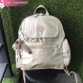 Kipling Matta Small Metallic Backpack ของแท้ ราคาถูก