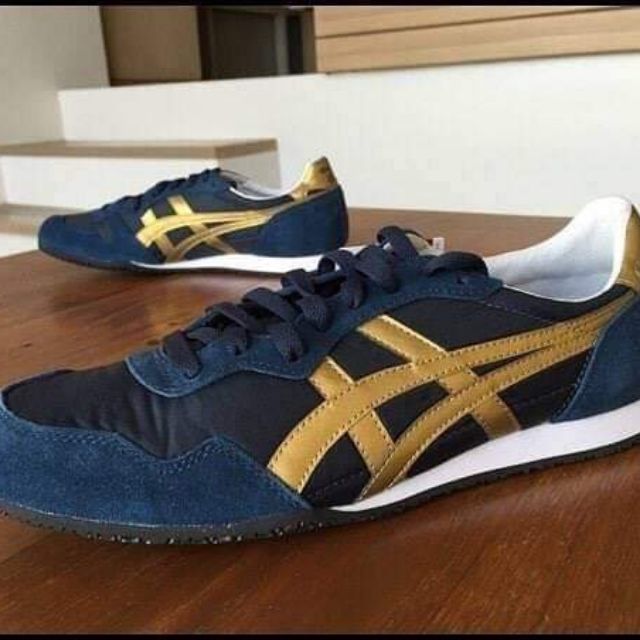 Onitsuka Tiger 
Serrano Navy/Gold แท้100%