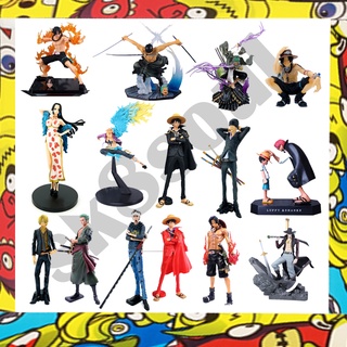 โมเดล One Piece ลูฟี่ โซโล ซันจิ เอส โมเดลวันพีช สุง 15-17 CM  วันพีช โมเดลวันพีช