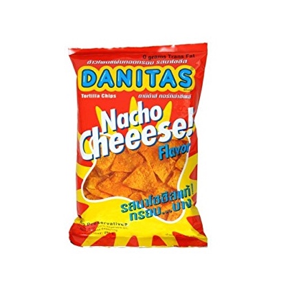 Danitas Corn Chip Nacho Cheese 200g ดานิทัส คอร์นชิป นาโชชีส 200 กรัม