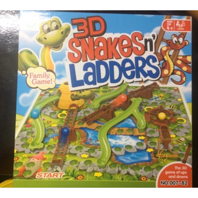 เกมบันไดงู 3มิติ snakes n’ ladders 3D เกมกระดาน บันได snake