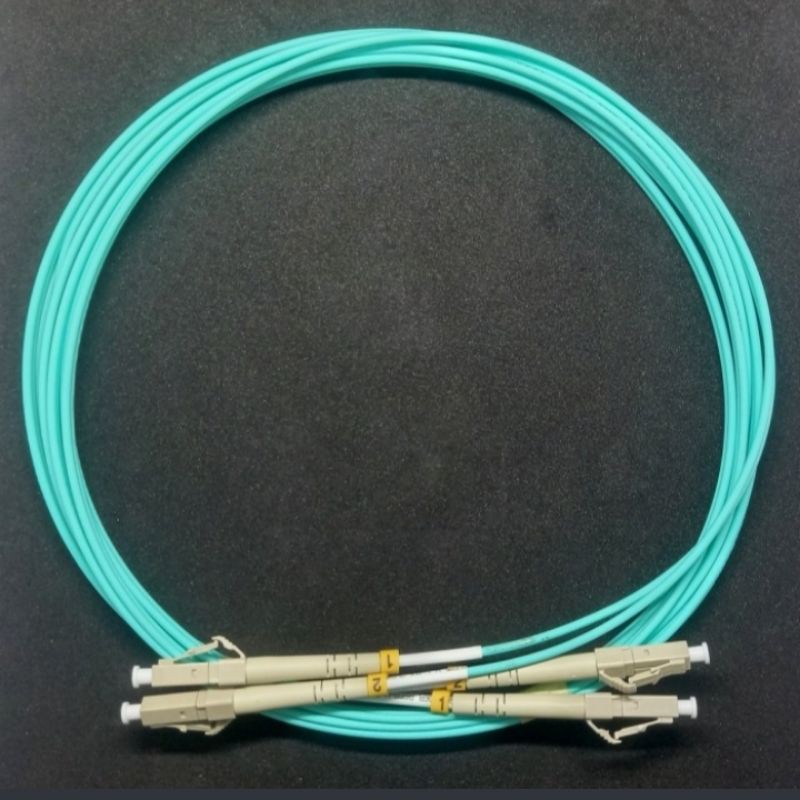 5m Patchcord LC Upc - LC Upc Multimode OM4 Patch Cord Fiber Optic LC-LC Core Duplex