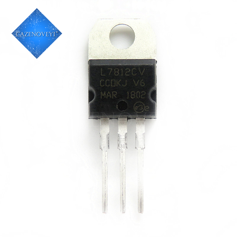 10 ชิ้น/ล็อต L7812CV TO-220 L7812 LM7812 7812 ตัวควบคุมแรงดันไฟฟ้าบวกในสต็อก