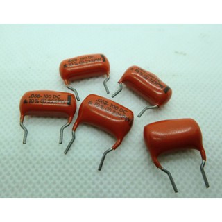 0.068uF 100V Sprague Orange Drop 225PW  คาปาซิเตอร์  Capacitor NOS