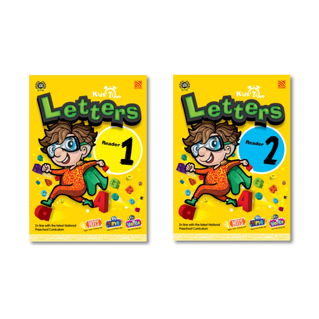 หนังสือเรียนอนุบาล Kids' Time Letters Reader แบบเรียนเด็กอนุบาล แบบฝึกหัดเด็กเล็ก Pelangithai
