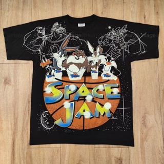 SPACE JAM OVP OVERPRINT เสื้อการ์ตูน เสื้อวง เสื้อทัวร์