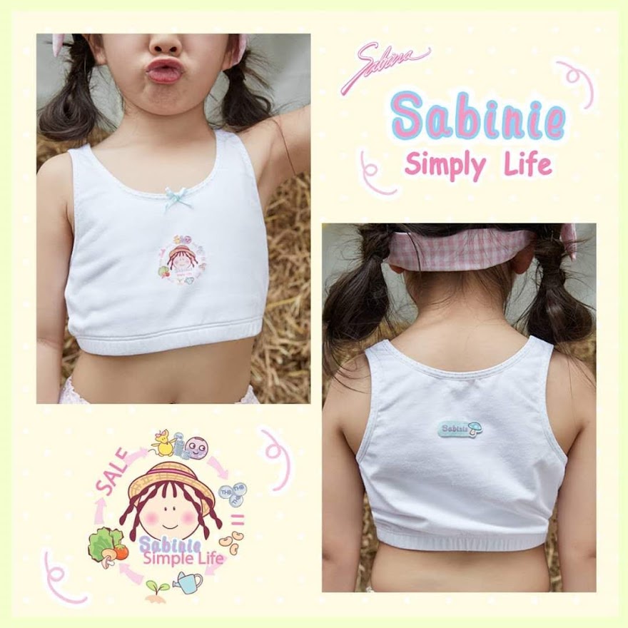 Sabina เสื้อชั้นใน รุ่น Sabinie Collection  สีขาว  เสื้อชั้นในสำหรับเด็กวัยอนุบาลถึงประถมศึกษา