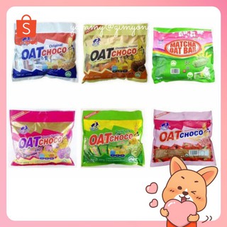 ข้าวโอ๊ตแท่งมินิ Twinfish Oat Choco ข้าวโอ๊ตอัดแท่ง 6 รสชาติ ธัญพืชอัดแท่ง ของแท้ 100%