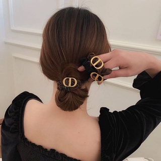 Korean fashion luxury small fragrance alloy hair accessories