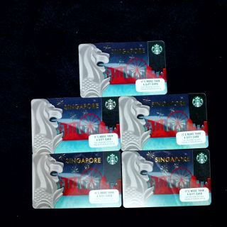 2019 Starbucks Singapore Merlion Card