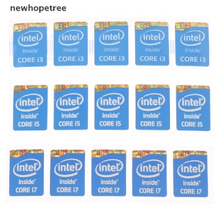 [newhopetree] ใหม่ สติกเกอร์ฉลาก Intel Core I3 I5 I7 4th Generation สําหรับตกแต่งโน้ตบุ๊ก 5 ชิ้น