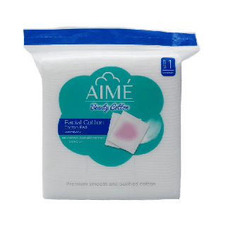 [ขายดี] AIME เอเม่ Facial Cotton Pads สำลีสำหรับผิวหน้า 40g 70 แผ่น