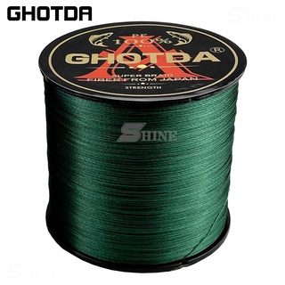 ตกปลา ghotda สายการประมงถัก12เส้น25-135LB M ultifilament PE สายการประมง300เมตรปลาคาร์พตกปลา saltwate