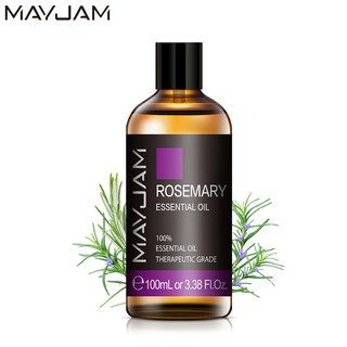 [Limited:+10ml Cedarwood] MAYJAM 100ml  Rosemary Oil is good for Hair Growth Anti Dandruff Herbs Plant Rosemary Essential Oils