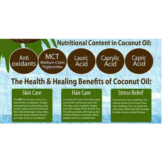 น้ำมันมะพร้าวสกัดเย็น 1 ลิตร Virgin Coconut Oil 100 คีโต keto ทานได้