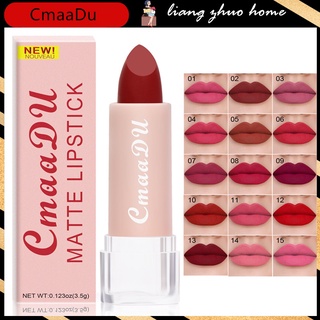 Cmaadu ลิปสติก เนื้อแมตต์ กันน้ํา ติดทนนาน 15 สี