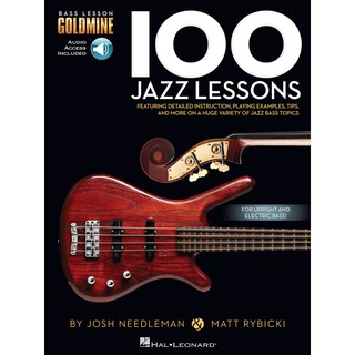 100 JAZZ LESSONS Bass Lesson Goldmine Series (HL00131462)