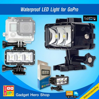 ไฟ LED กันน้ำสำหรับ Gopro/SJcam/Action camera