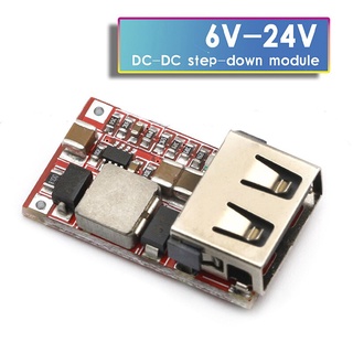 {GOOD} โมดูลแปลง DC-DC USB 6-24V 12V 24V เป็น 5V 3A 4 6 8 10 ชิ้น