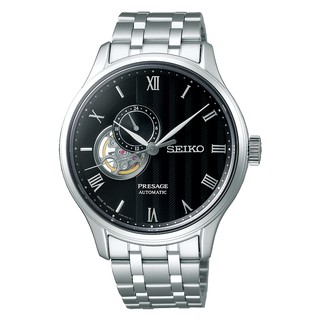 Karnvera Shop นาฬิกาข้อมือผู้ชาย Seiko Presage SSA377J1 Men Black Watch (Made in Japan)