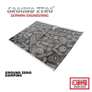 GROUND ZERO DAMPING แผ่นแดมป์ 1แผ่น ขนาด 90cm.x60cm AMORNAUDIO อมรออดิโอ